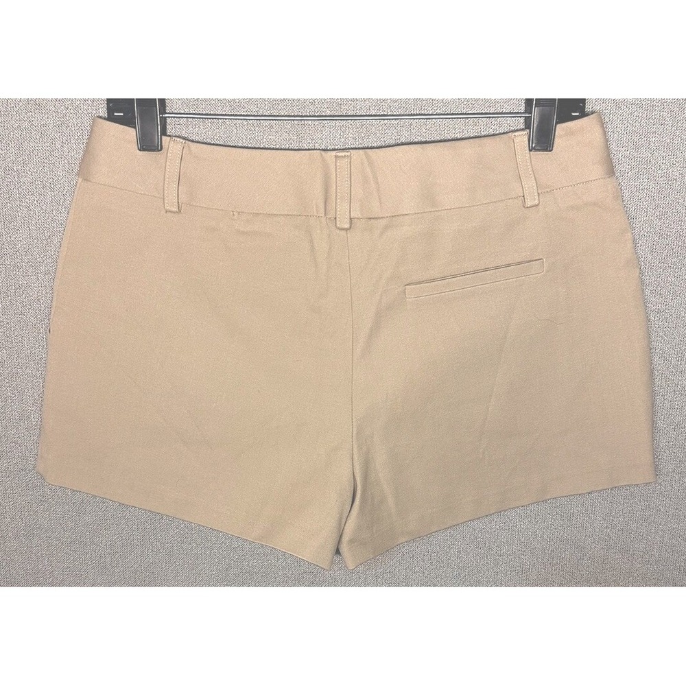 Drew by Anthropologie Classic Khaki Chino Shorts Sz 6 NWT $133 Tailored Stretch